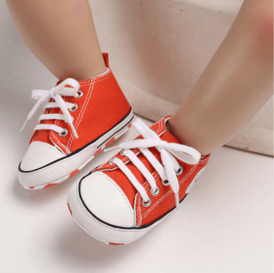 Lace Up Star Baby Shoes - Belle Baby