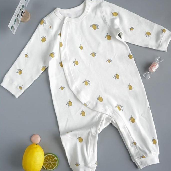 Organic Lemon Bodysuit - Belle Baby