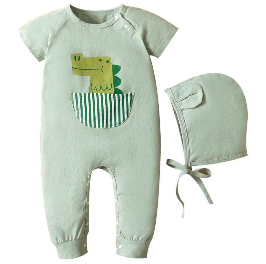 Peekaboo Pouch Sleepsuit Set - Belle Baby