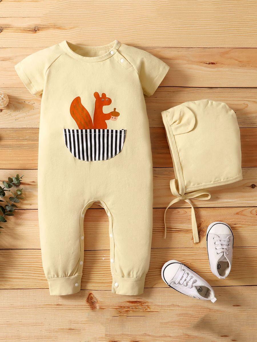 Peekaboo Pouch Sleepsuit Set - Belle Baby