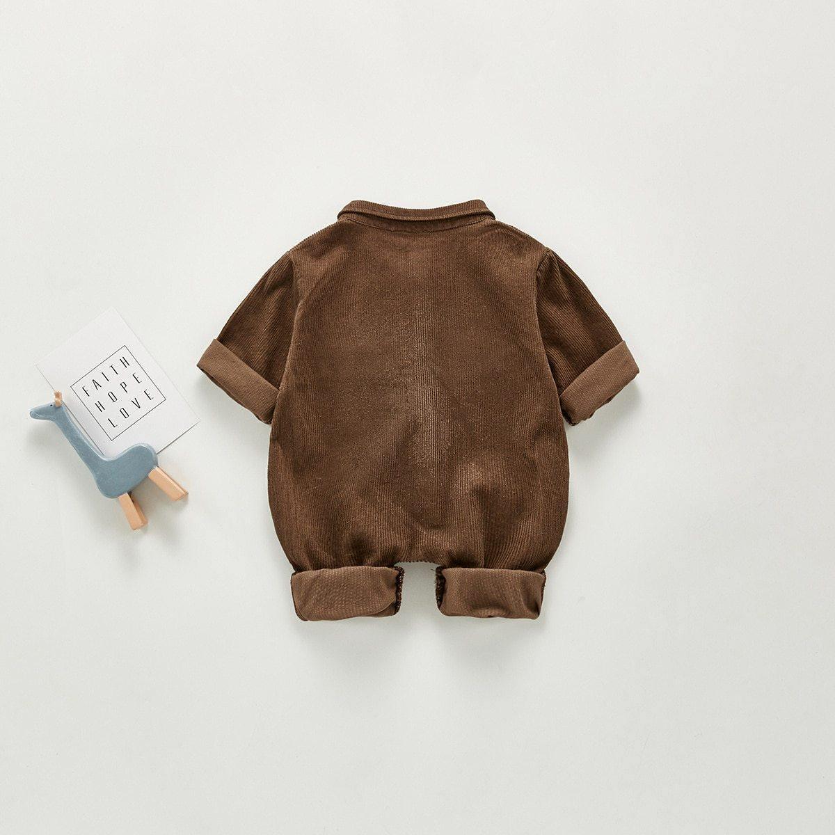 Retro Corduroy Romper - Belle Baby