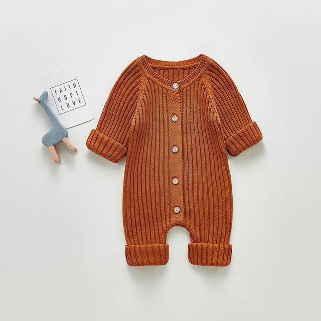 Retro Knitted Bodysuit - Belle Baby
