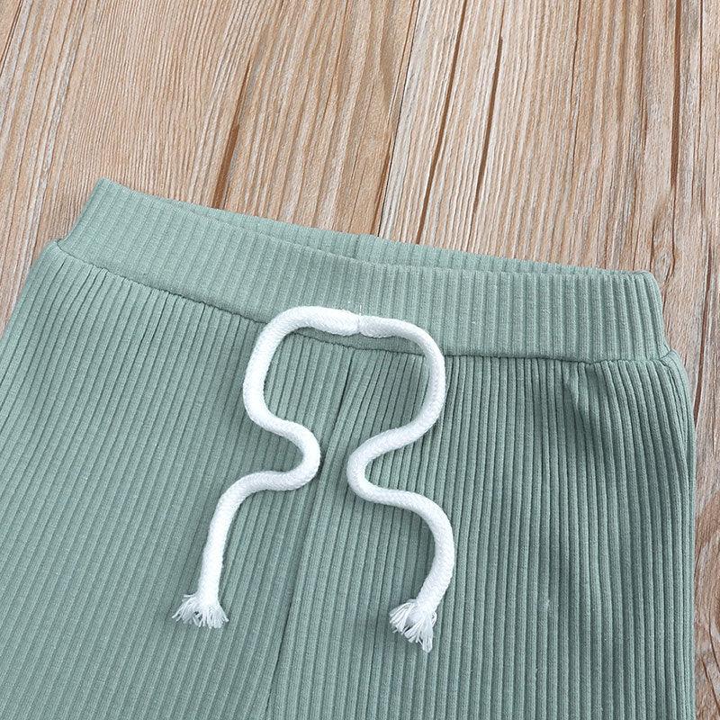 Ribbed Romper and Shorts Set - Belle Baby