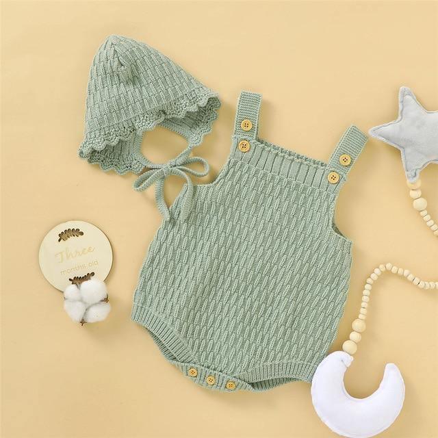 Romper & Bonnet Set - Belle Baby