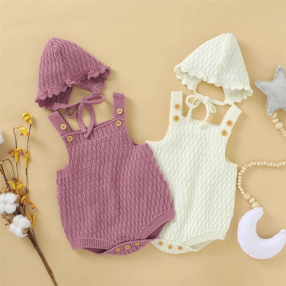 Romper & Bonnet Set - Belle Baby