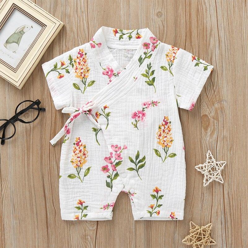 Short Sleeve Baby Kimono - Belle Baby