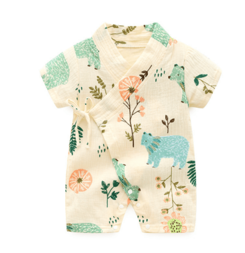 Short Sleeve Baby Kimono - Belle Baby