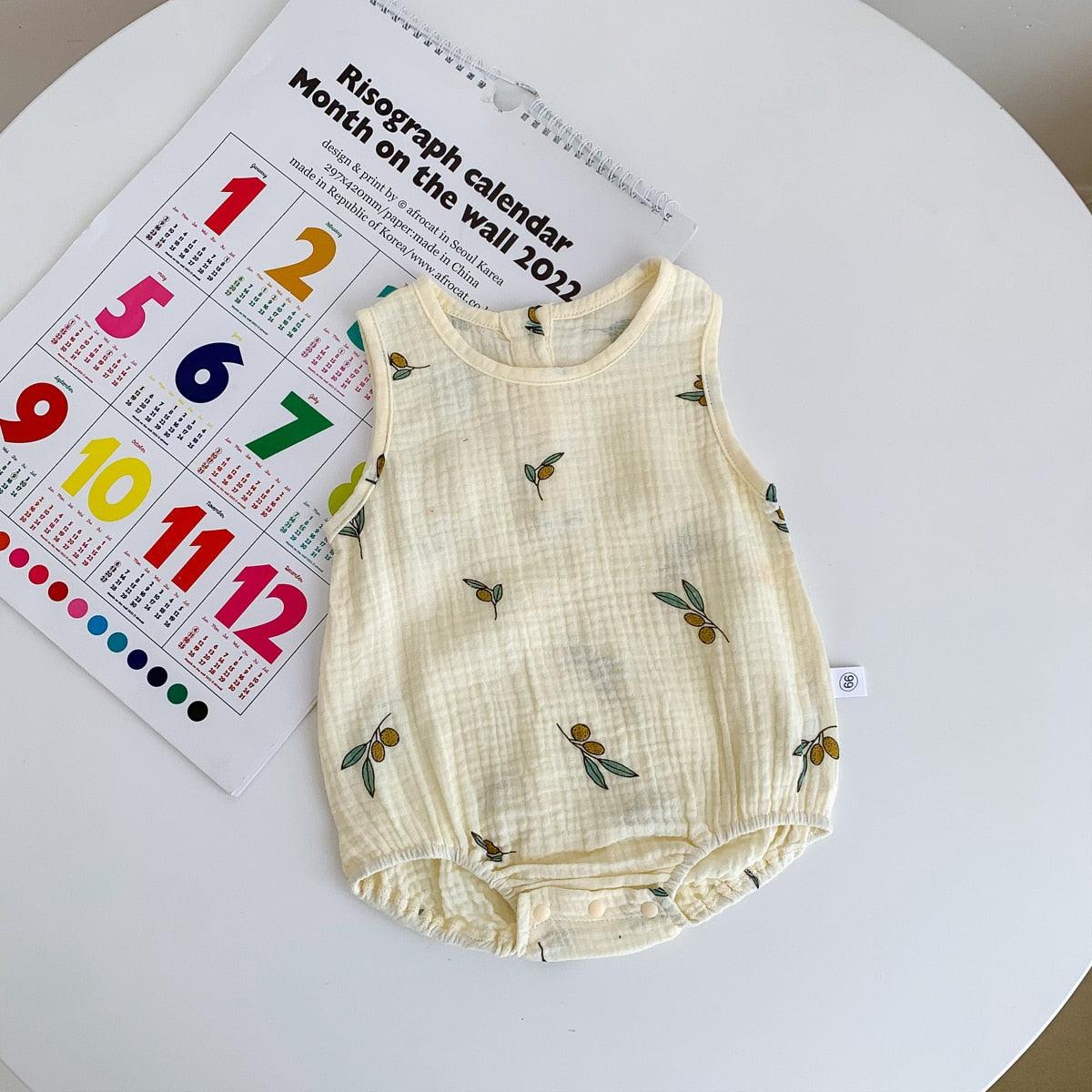 Sleeveless Summer Bodysuit - Belle Baby