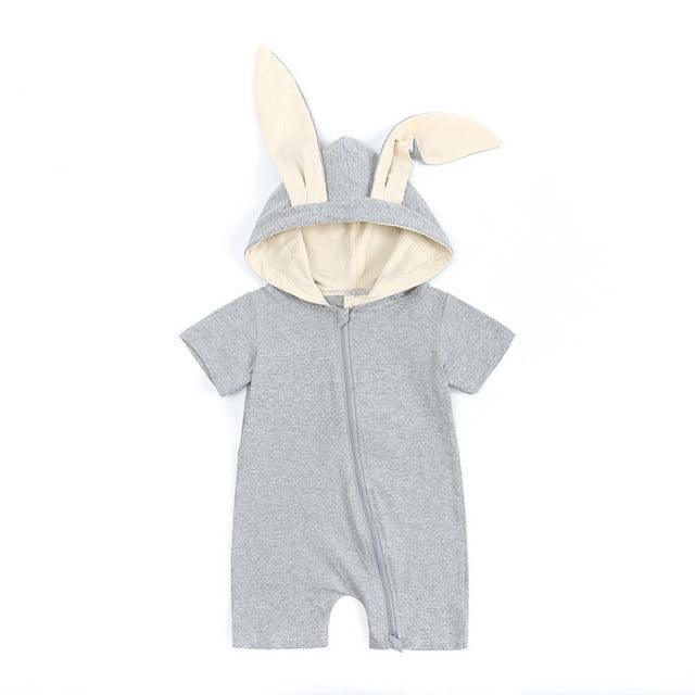 Summer Bunny Ear Romper - Belle Baby