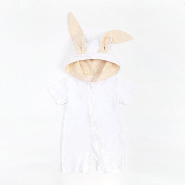 Summer Bunny Ear Romper - Belle Baby