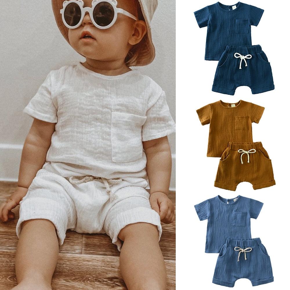 Summer T-shirt & Shorts set - Belle Baby