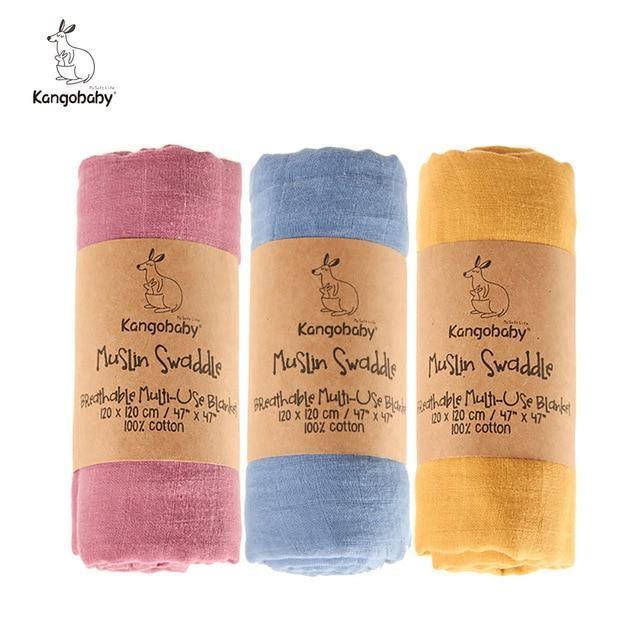 Three Funky Swaddle Blankets - Belle Baby
