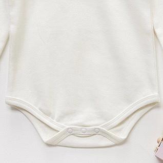 White Classic Peter Pan Collar Romper - Belle Baby