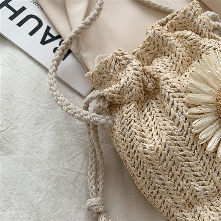 Woven Sunflower Bag - Belle Baby