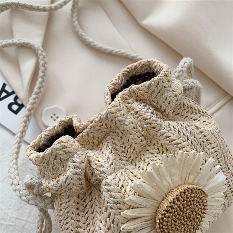 Woven Sunflower Bag - Belle Baby
