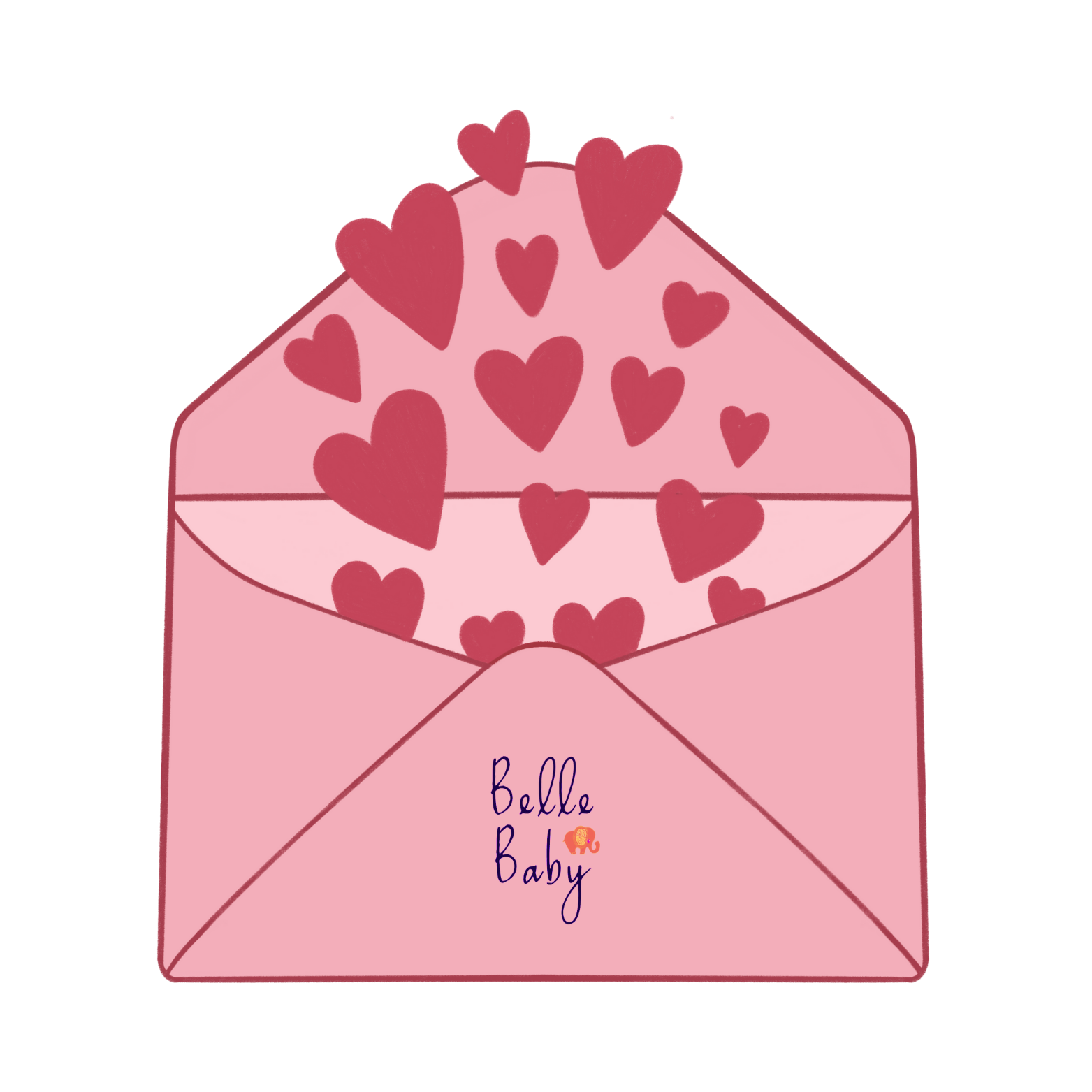 Belle baby mail delivered with love