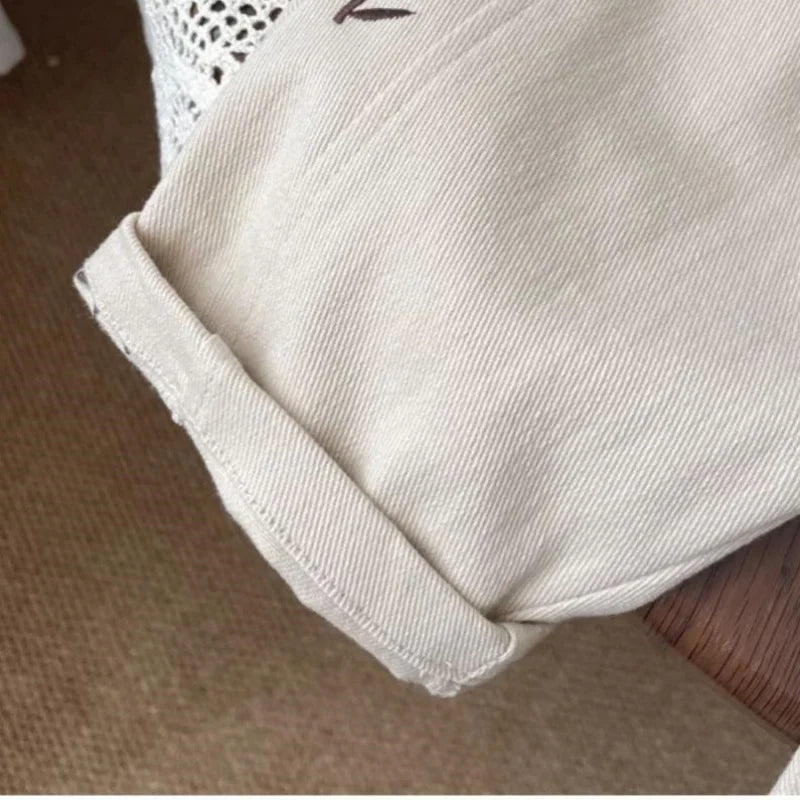 Flower Power Embroidery Trousers