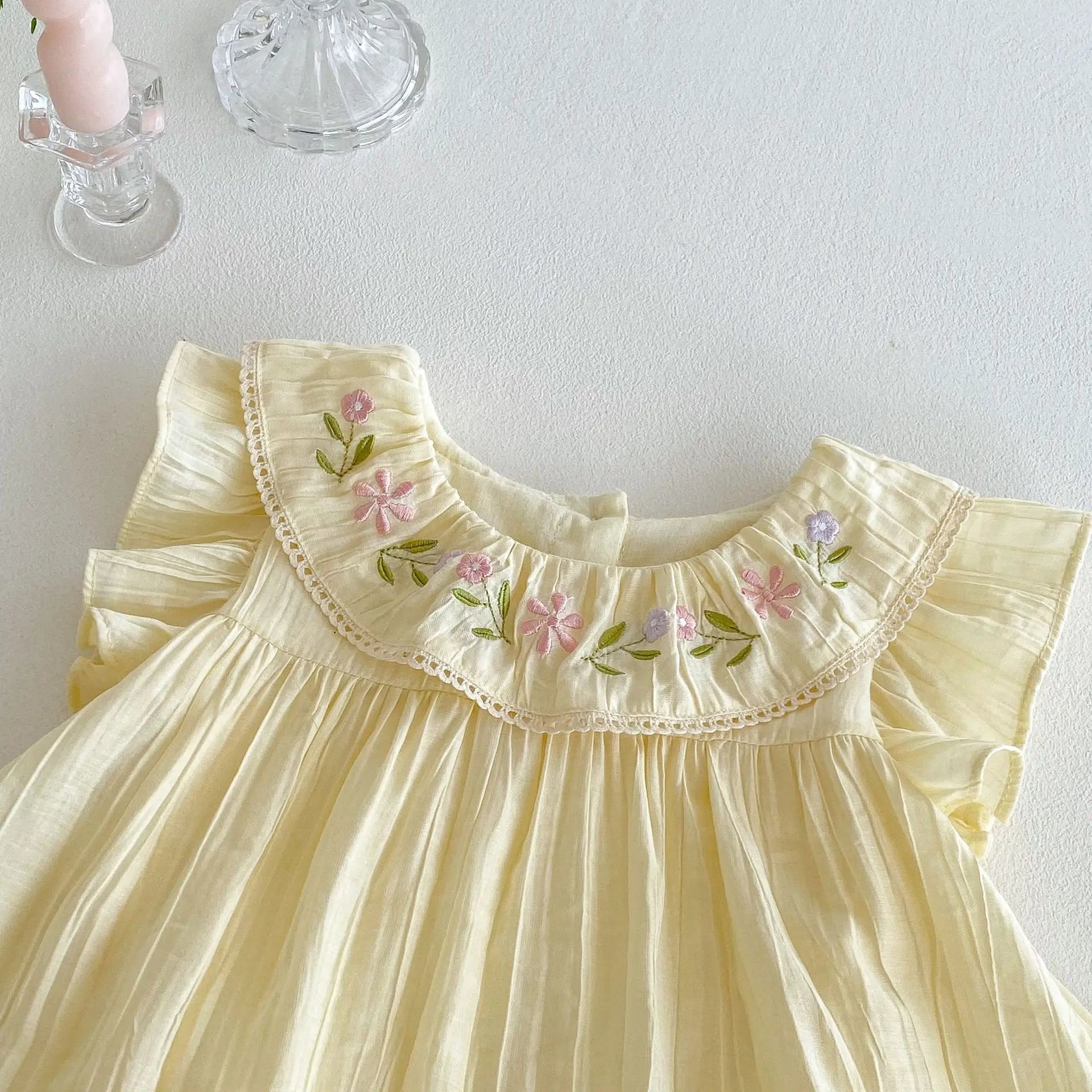Hello Sunshine Baby Romper Dress