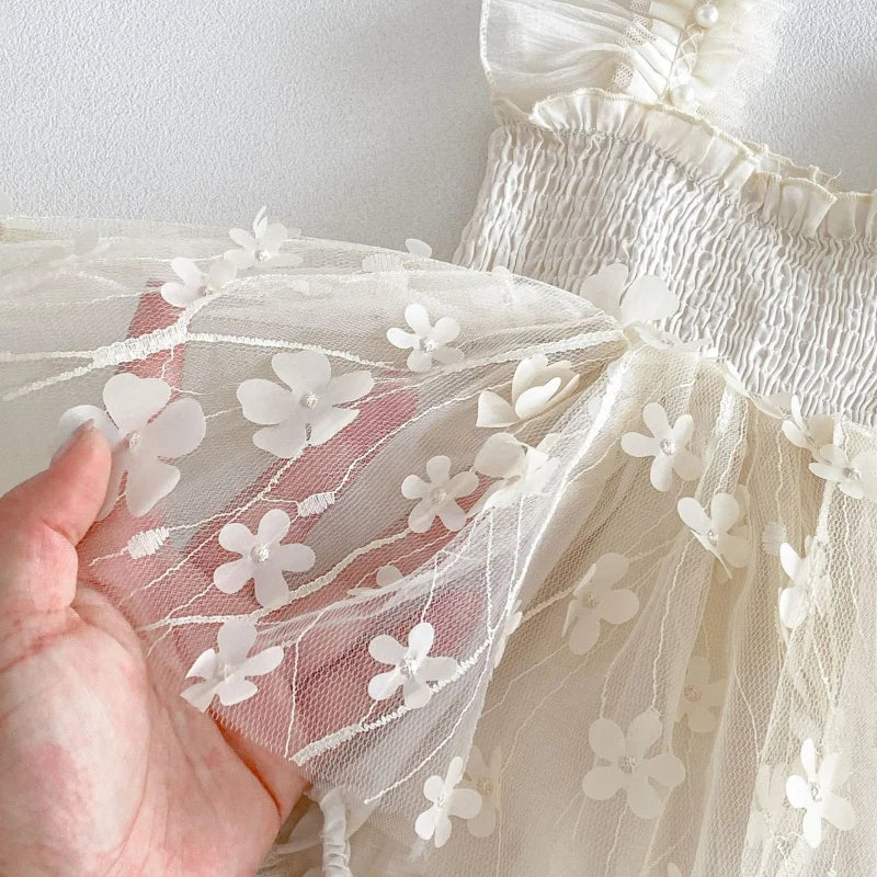 Flower Tutu Romper Dress