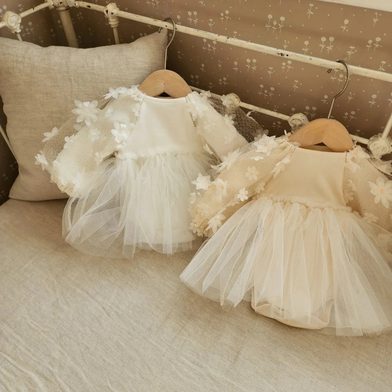 Baby Floral Tulle Romper Dress