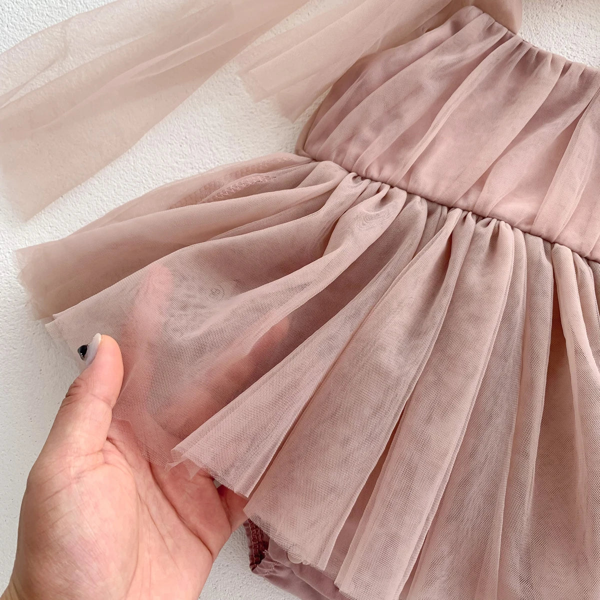 Summer Baby Tulle Romper Dress