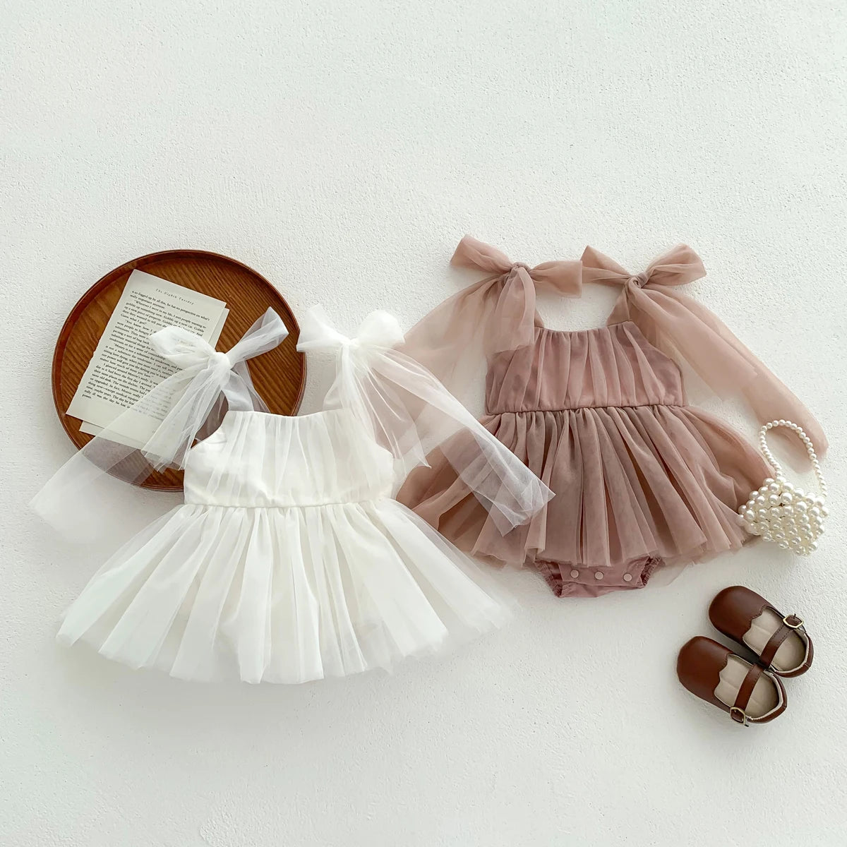 Summer Baby Tulle Romper Dress