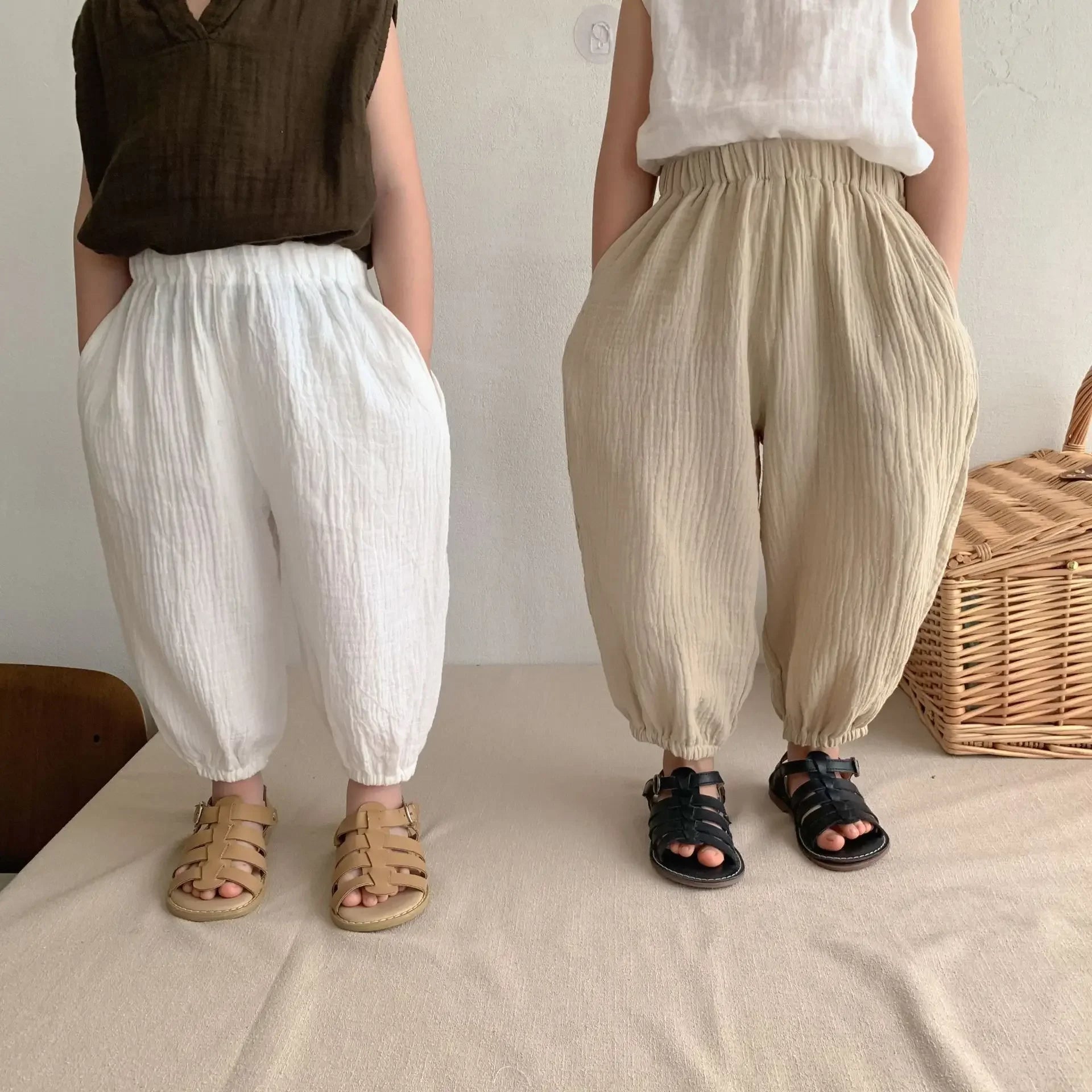 Cotton Baby Harem Trousers