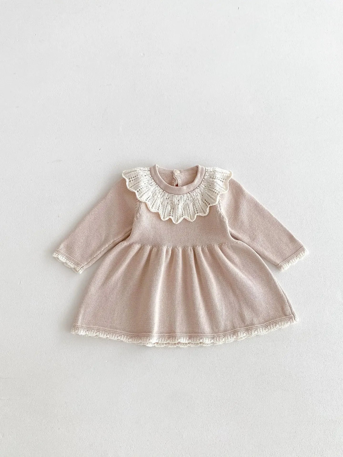 Knitted Pretty Collar Dress