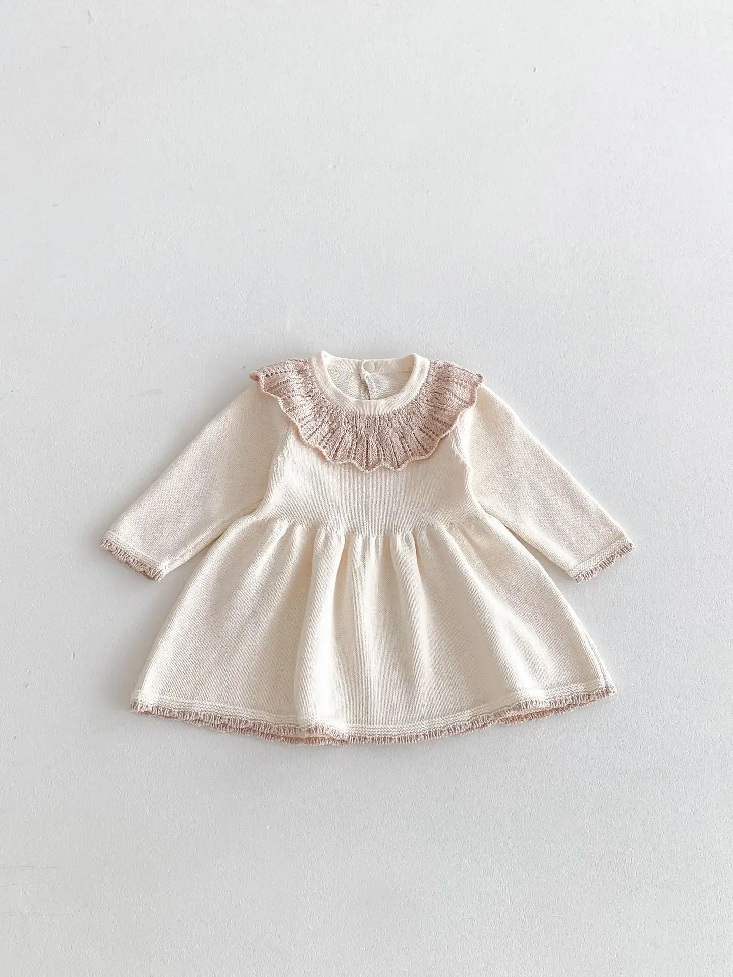 Knitted Pretty Collar Dress