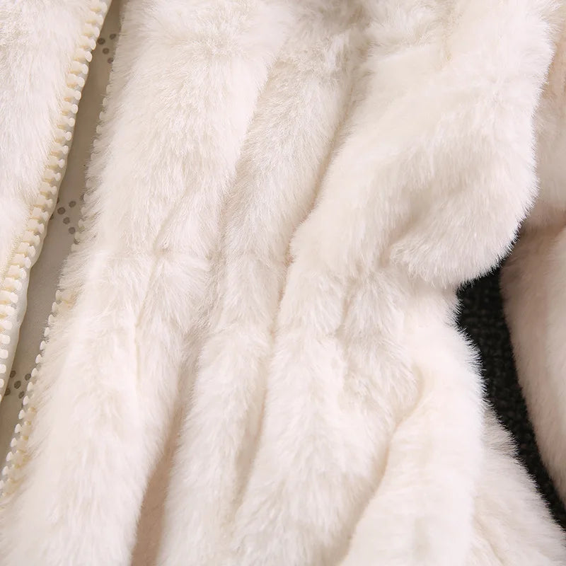 Faux Fur Cape Coat