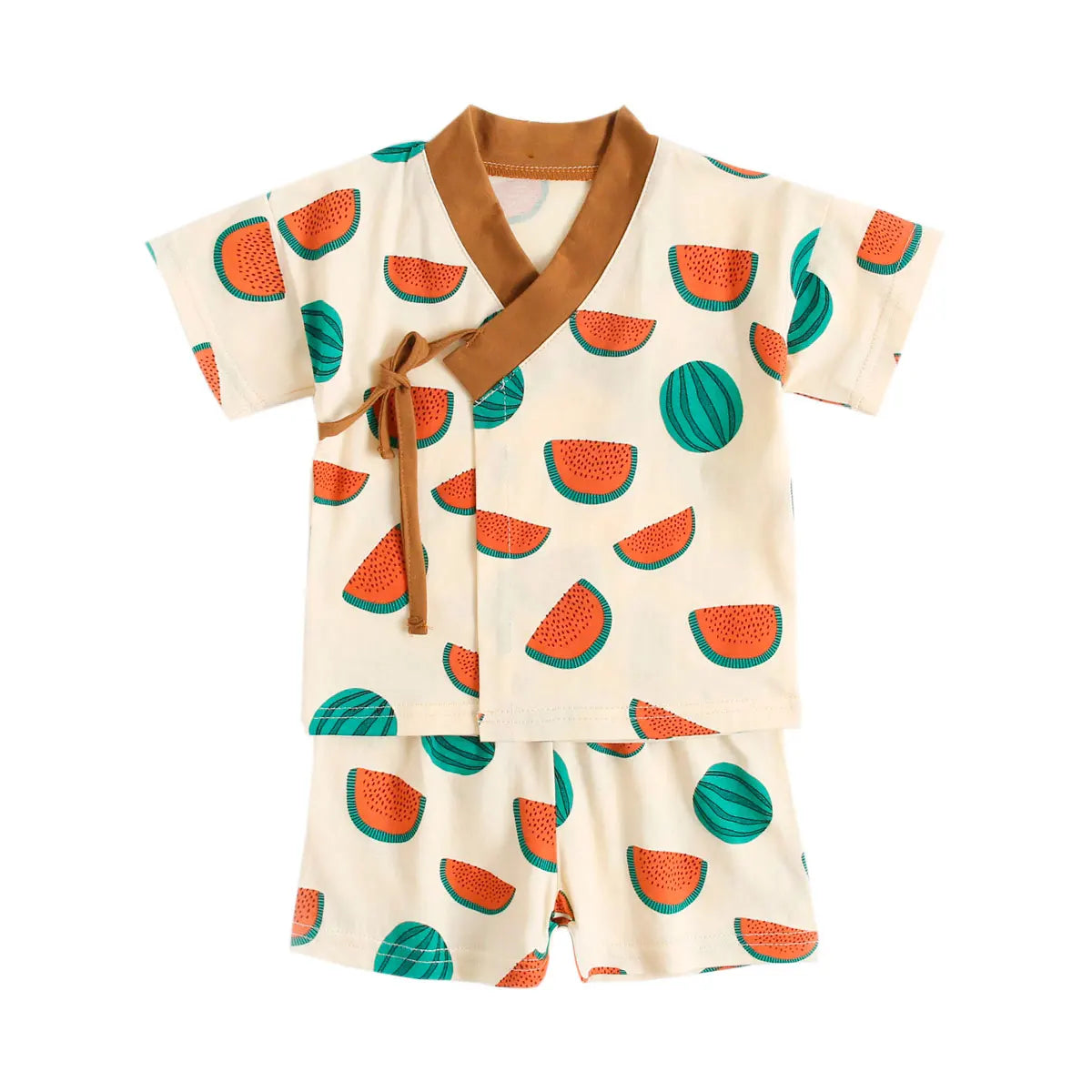 Fruity Kimono Top and Shorts set