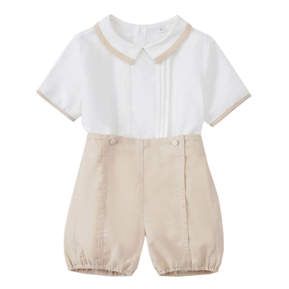 Baby Boy Chic Top and Shorts Set