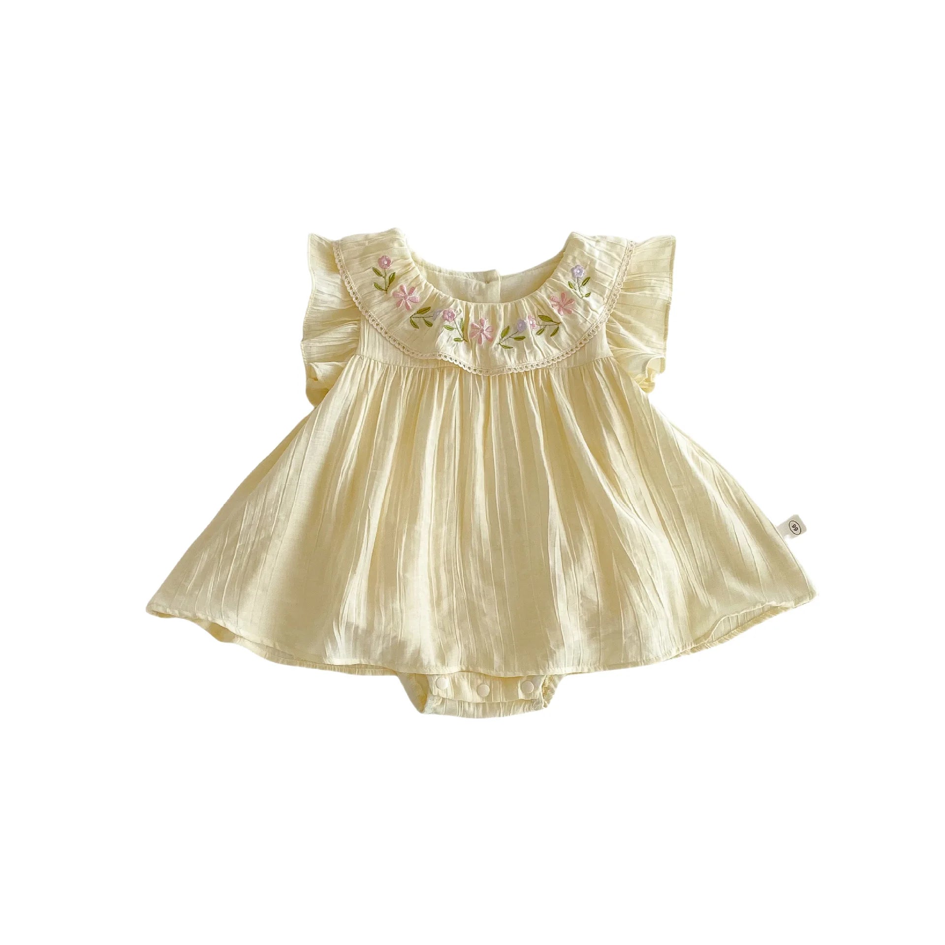 Hello Sunshine Baby Romper Dress