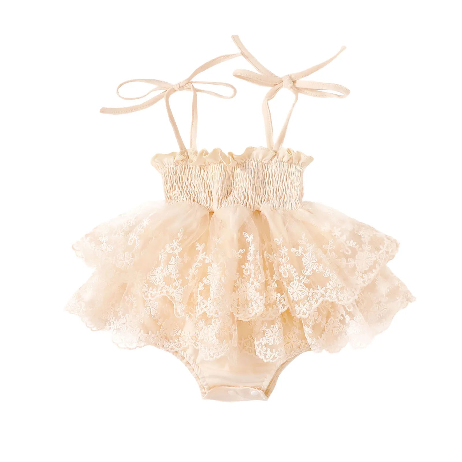 Summer Lace Tutu Romper Dress