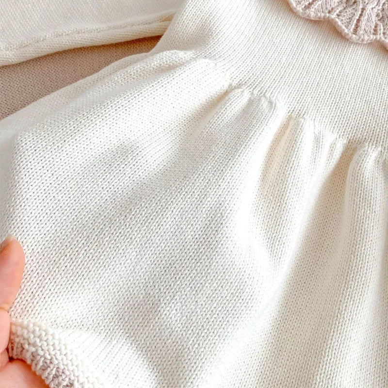 Knitted Pretty Collar Dress