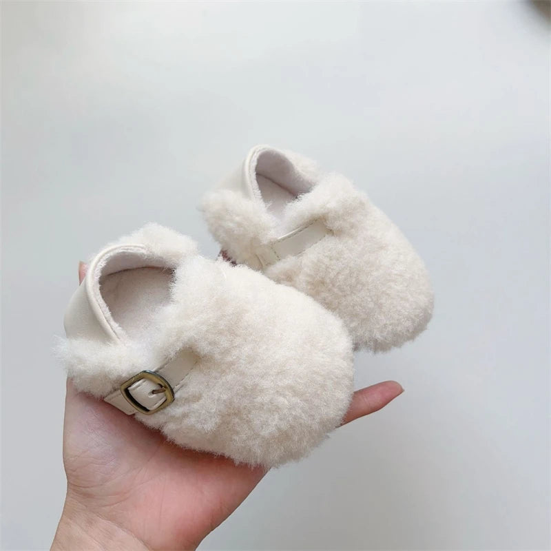 Fluffy Baby Soft Sole Shoes