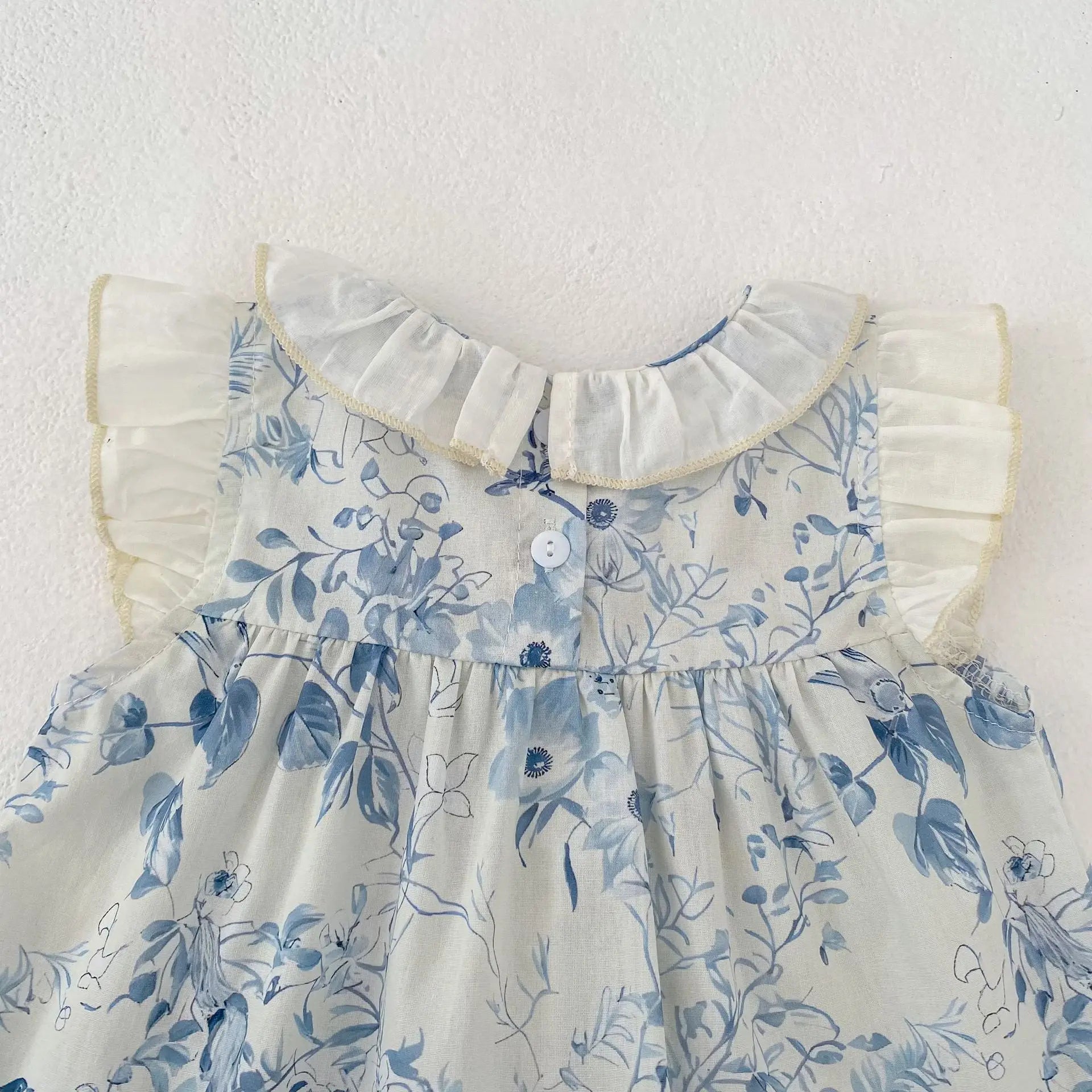 Baby Porcelain Ruffle Top and Bloomers