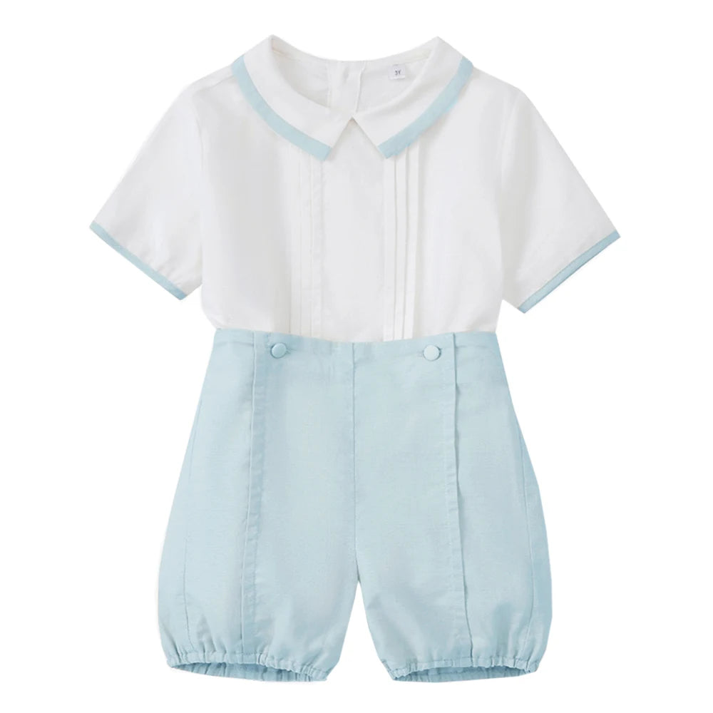 Baby Boy Chic Top and Shorts Set