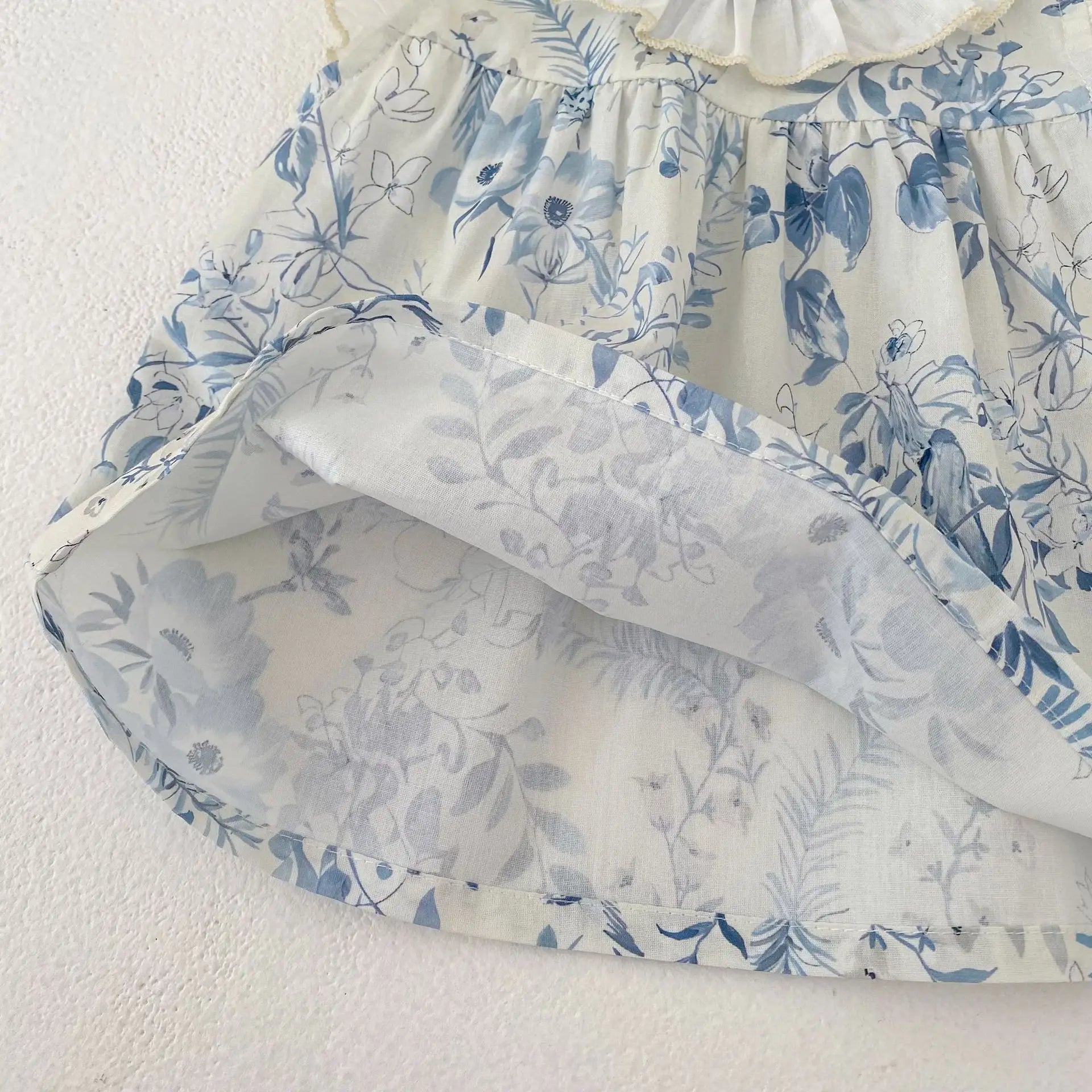 Baby Porcelain Ruffle Top and Bloomers