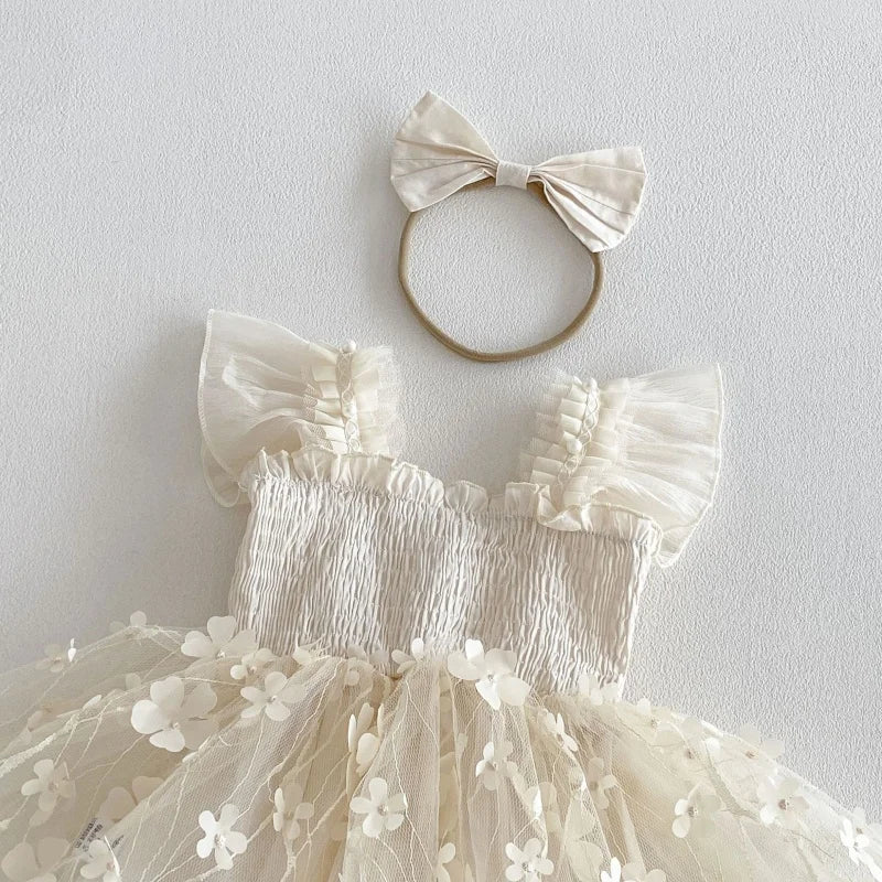 Flower Tutu Romper Dress