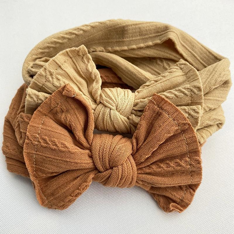 Baby Bow Knit Headbands - Belle Baby