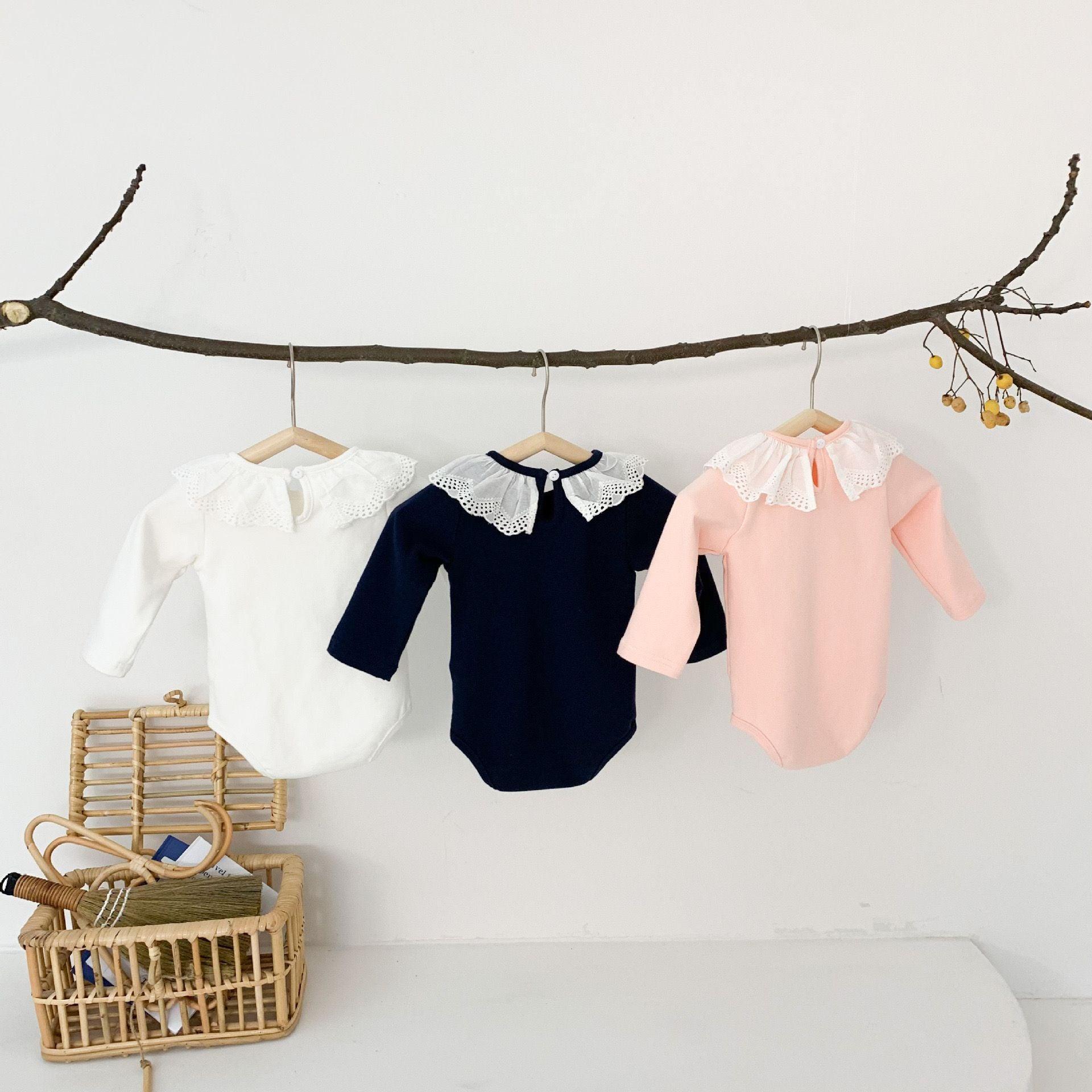 Classic Frilled Collar Romper - Belle Baby