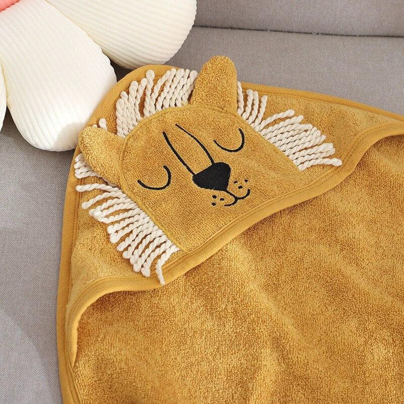 Cotton Hooded Bath Towel - Belle Baby