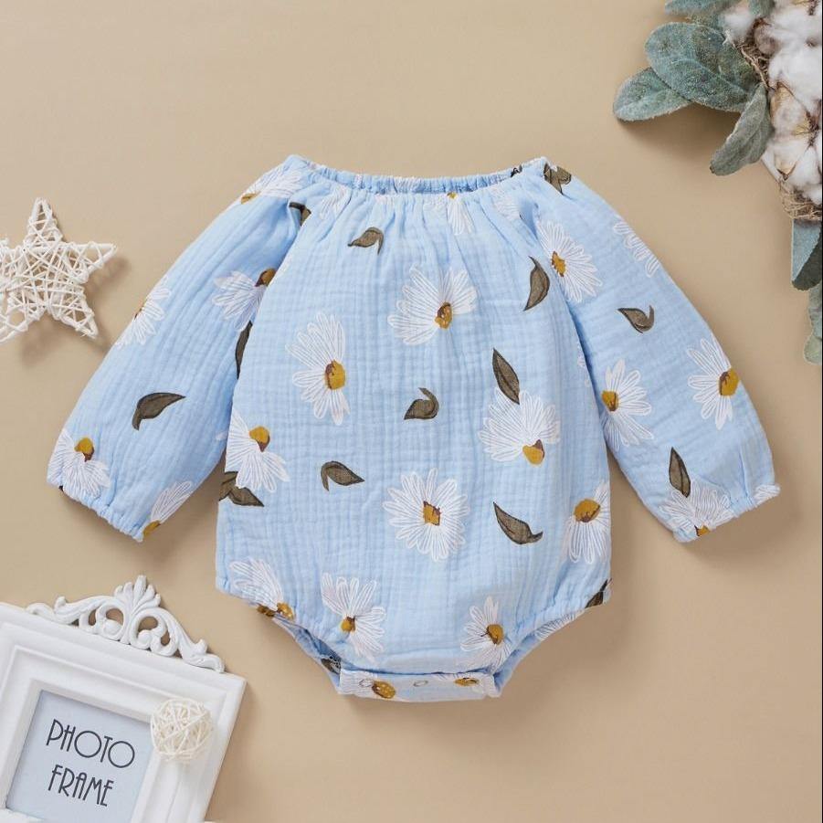 Daisy Blue Bodysuit - Belle Baby