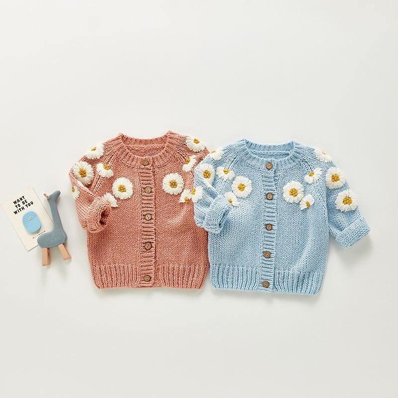 Daisy Embroidery Cardigan - Belle Baby
