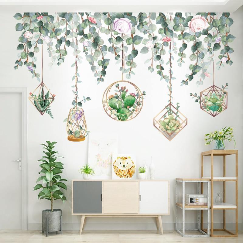 Elegant Hanging Garden Wall Sticker - Belle Baby