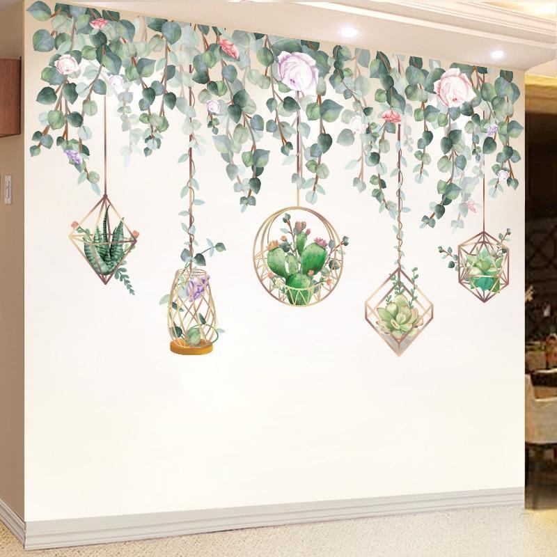 Elegant Hanging Garden Wall Sticker - Belle Baby