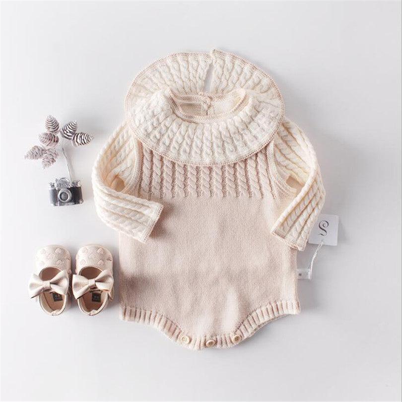 Knitted Romper & Jumper Set - Belle Baby