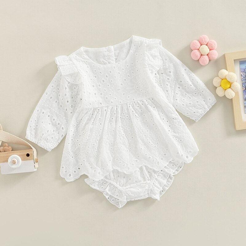 Ruffled Long Sleeve Top and Shorts - Belle Baby